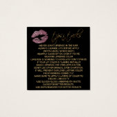 Rosa Glitzer Lips 2 - Anwenden (Rückseite)