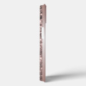 Rosa Glitzer Look Handgeschriebener Name 13 Case-Mate iPhone Hülle (Rückseite / Rechts)