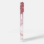 Rosa Glitzer Marmor Case-Mate iPhone Hülle (Rückseite / Rechts)