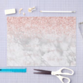  Rosa Glitzer Marmordekoupage Danke für das Muster Seidenpapier (Handwerk)