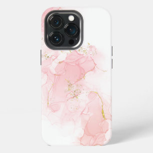 Rosa Glitzer marmoriert iPhone 13 Pro Hülle
