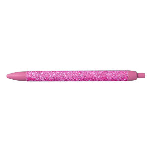 Rosa Glitzer Moderne schöne Vorlage Trendy Girl Kugelschreiber