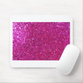 Rosa Glitzer Mousepad (Mit Mouse)