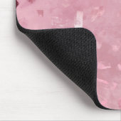Rosa-Glitzer Mousepad (Ecke)