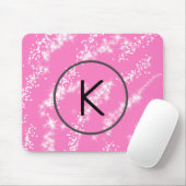 Rosa Glitzer Mousepad (Mit Mouse)