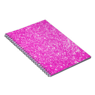 Rosa Glitzer Notizblock