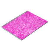 Rosa Glitzer Notizblock (Linke Seite)