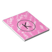 Rosa Glitzer Notizblock (angewinkelt)