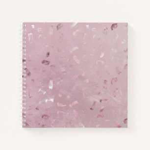 Rosa-Glitzer Notizblock