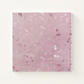 Rosa-Glitzer Notizblock (Rückseite)