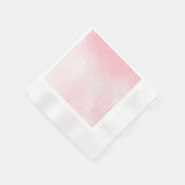 Rosa Glitzer Party Serviette (Ecke)