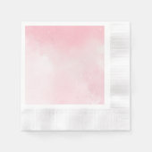 Rosa Glitzer Party Serviette (Vorderseite)