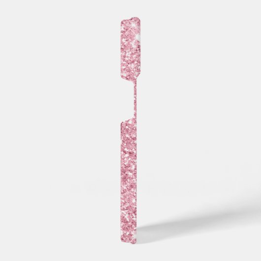 Rosa Glitzer Personalisiert iPhone Hülle (Rechte Seite)