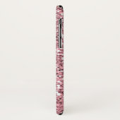 Rosa Glitzer Personalisiert mit Ihrem Namen. Case-Mate iPhone Hülle (Hinten/Links)