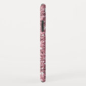 Rosa Glitzer Personalisiert mit Ihrem Namen. Case-Mate iPhone Hülle (Hinten/Rechts)