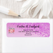 Rosa Glitzer, rosa Silberne Rose Sweet 16 (Insitu)