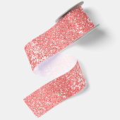 Rosa Glitzer Satinband (Rückseite)