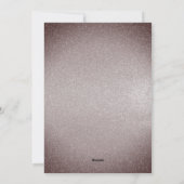 Rosa Glitzer Schneeflocken Weihnachten Fotokarte (Rückseite)