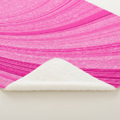Rosa Glitzer Sherpadecke (3/4)