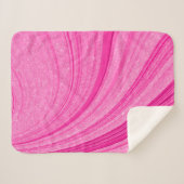 Rosa Glitzer Sherpadecke (Vorderseite (Horizontal))