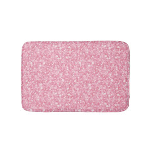 Rosa Und Silber Badematten | Zazzle.de