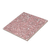 Rosa Glitzer Sparkle Fliese (Seite)
