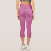 Rosa Glitzer, Sparkle, Hintergrund des Glitzer Capri Leggings (Rückseite)
