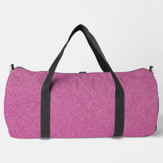 Rosa Glitzer, Sparkle, Hintergrund des Glitzer Duffle Bag (Vorderseite)