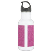 Rosa Glitzer, Sparkle, Hintergrund des Glitzer Edelstahlflasche (Rückseite)