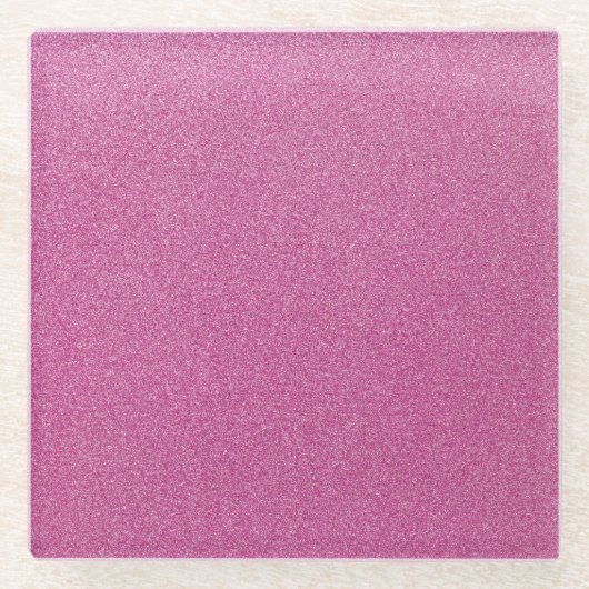 Rosa Glitzer, Sparkle, Hintergrund des Glitzer Glasuntersetzer (Vorderseite)