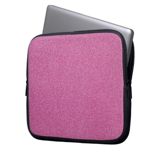 Rosa Glitzer, Sparkle, Hintergrund des Glitzer Laptopschutzhülle (Vorderseite Links)