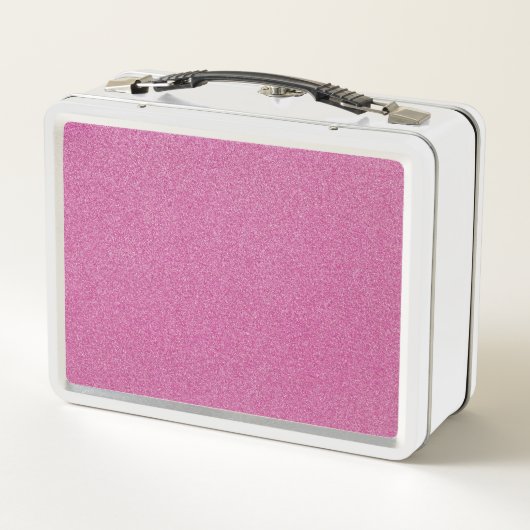 Rosa Glitzer, Sparkle, Hintergrund des Glitzer Metall Brotdose (Rückseite)