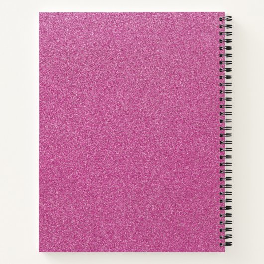 Rosa Glitzer, Sparkle, Hintergrund des Glitzer Notizblock (Rückseite)