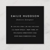 Rosa Glitzer, Sparkle, Hintergrund des Glitzer Quadratische Visitenkarte (Rückseite)