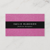 Rosa Glitzer, Sparkle, Hintergrund des Glitzer Visitenkarte (Vorderseite)