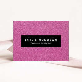Rosa Glitzer, Sparkle, Hintergrund des Glitzer Visitenkarte
