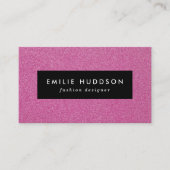 Rosa Glitzer, Sparkle, Hintergrund des Glitzer Visitenkarte (Vorderseite)