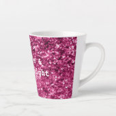 Rosa Glitzer Sparkle Milchtasse (Rechts)