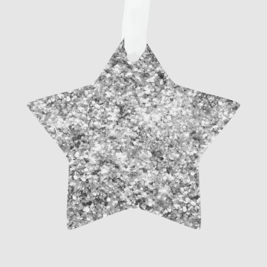 Rosa Glitzer Sparkle Ornament (Rückseite)