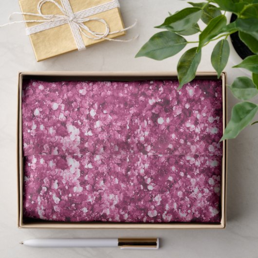 Rosa Glitzer Sparkle Seidenpapier (Geschenk)