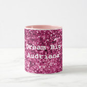 Rosa Glitzer Sparkle Tasse (Zentrum)