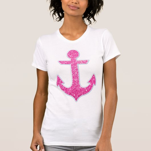 rosa Glitzer T-Shirt (Vorderseite)