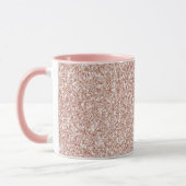 Rosa Glitzer       Tasse (Links)