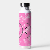 Rosa Glitzer Trinkflasche (Links)