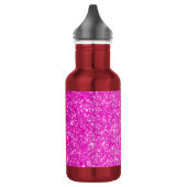 Rosa Glitzer Trinkflasche (Links)