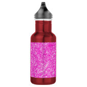 Rosa Glitzer Trinkflasche (Rechts)