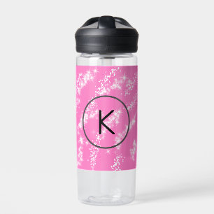 Rosa Glitzer Trinkflasche