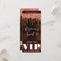 Rosa Glitzer Tropfen Chocolate Candy Bar VIP