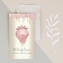 Rosa Glitzer Tropfen Erdbeere Konfektion Süßes Gol