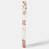 Rosa Glitzer Tropische Blätter Case-Mate iPhone Hülle (Rückseite / Rechts)